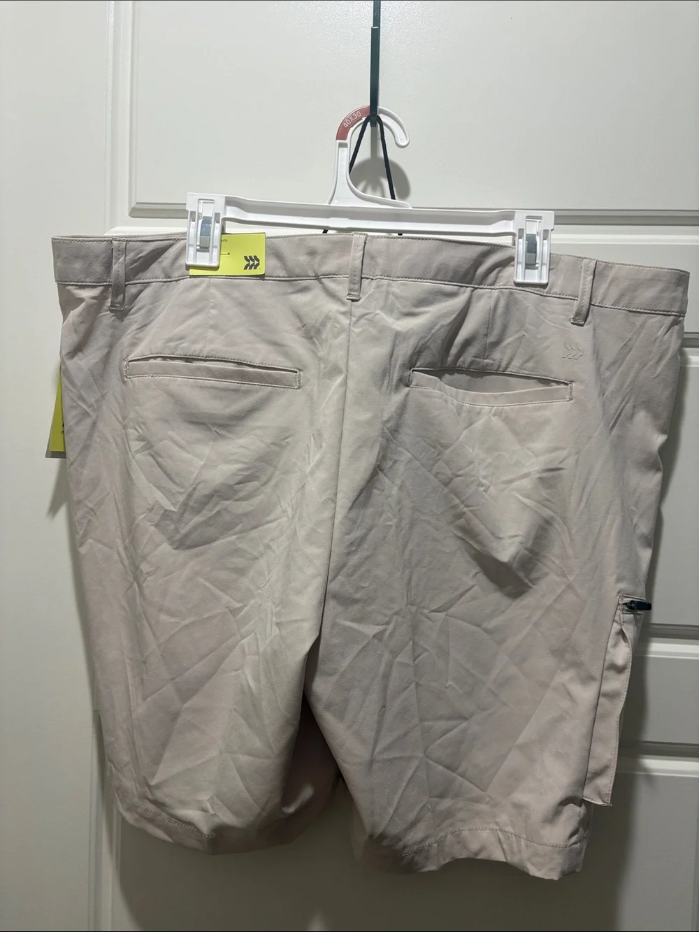Khaki Cargo Golf Shorts